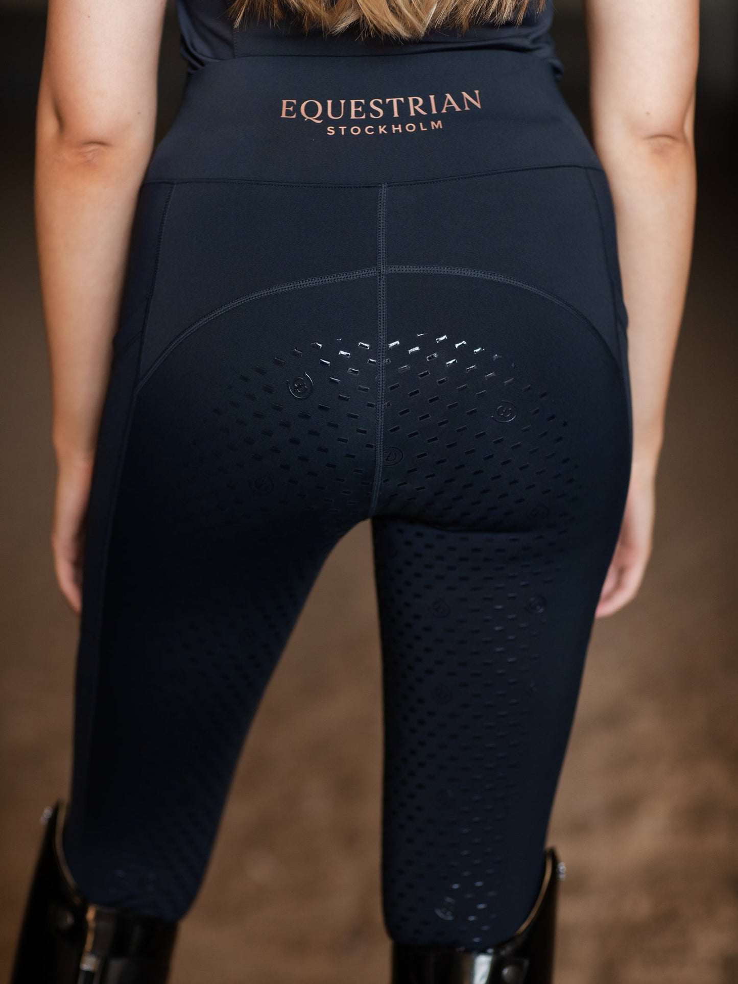 Equestrian Stockholm Riding Tights dark ocean