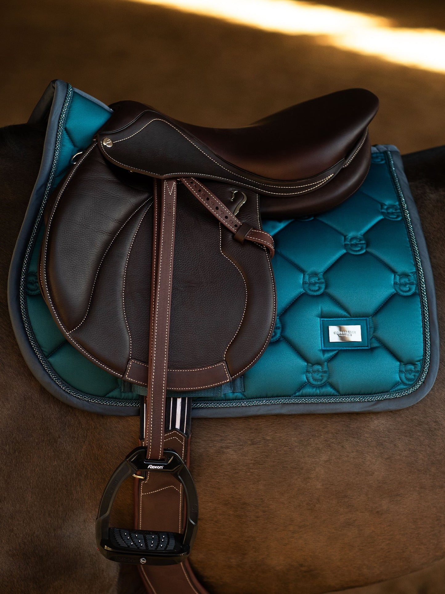 Jump Saddle Pad Teal Blue
