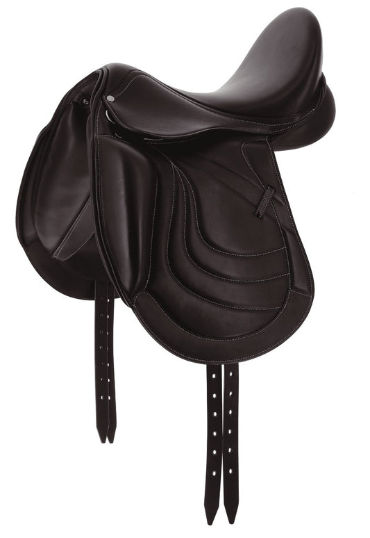 ERIC THOMAS FITTER Dressage saddle, lined leather