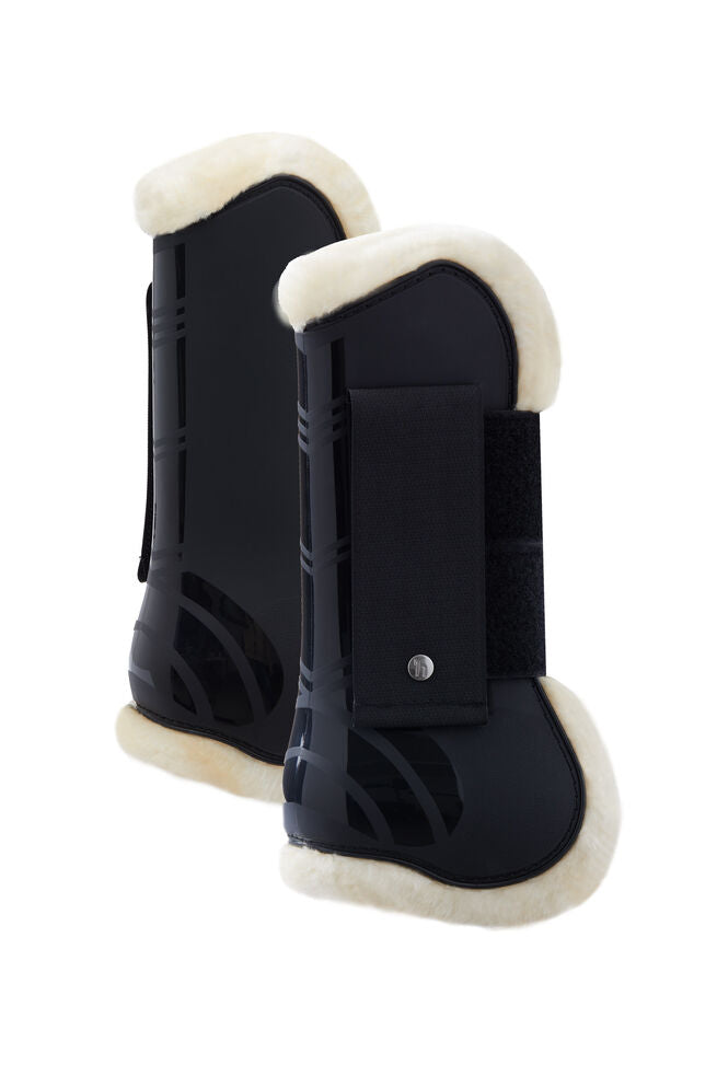 Horze Caliber Tendon Boots with Faux Fur Lining