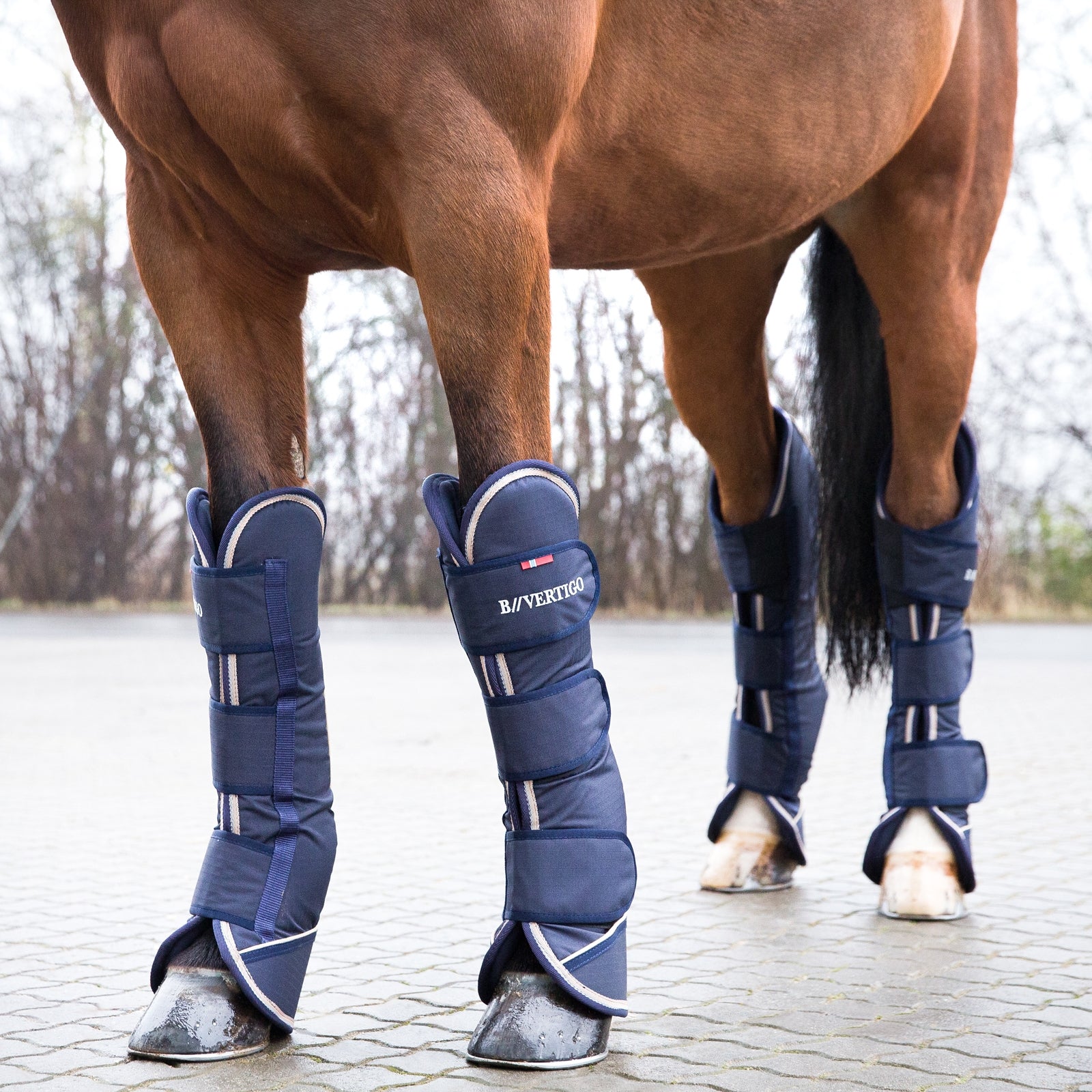 B Vertigo Bristol Travel Boots (Dark Navy)