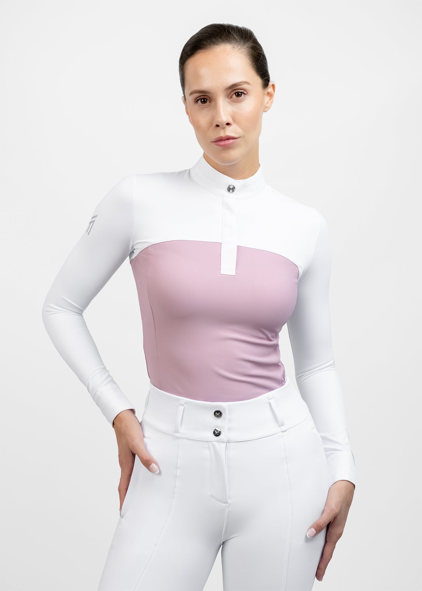 Maximilian Era Long Sleeve Show Shirt (Mauve)