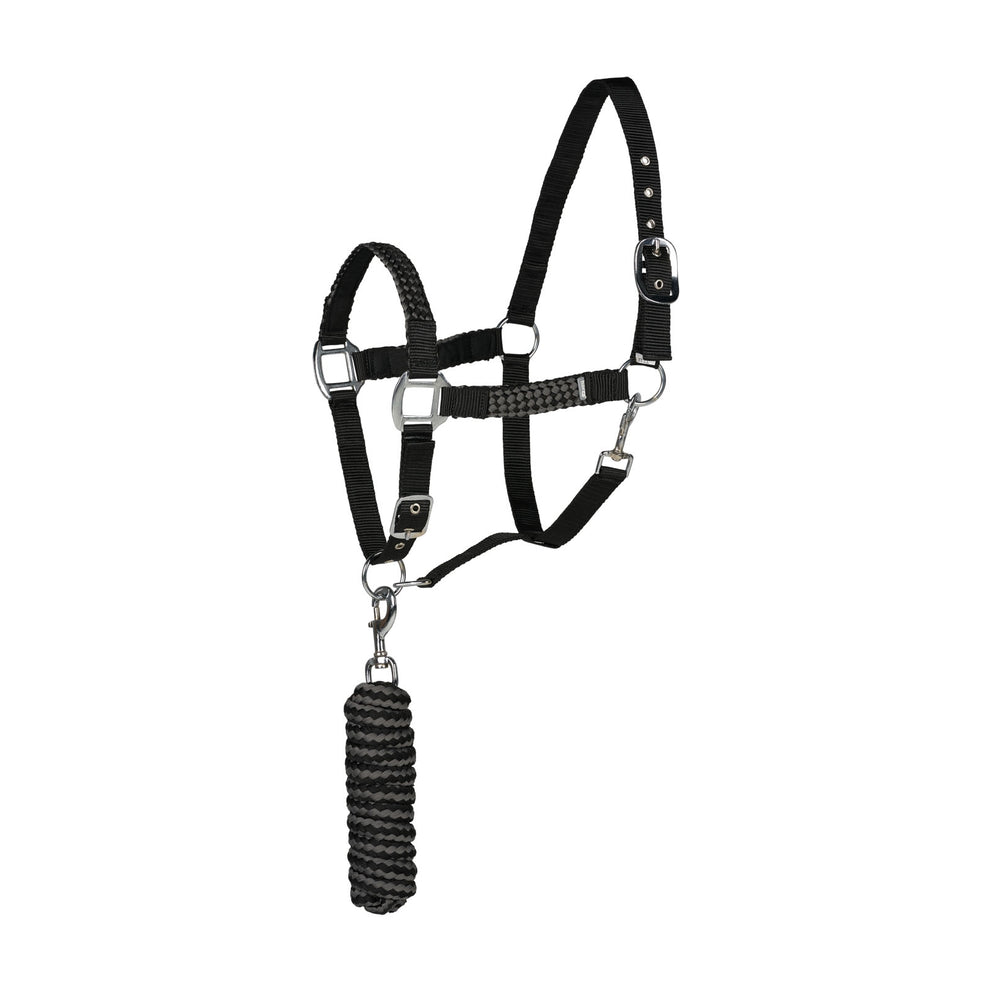 Horze Chicago Halter & Lead Set (Black)