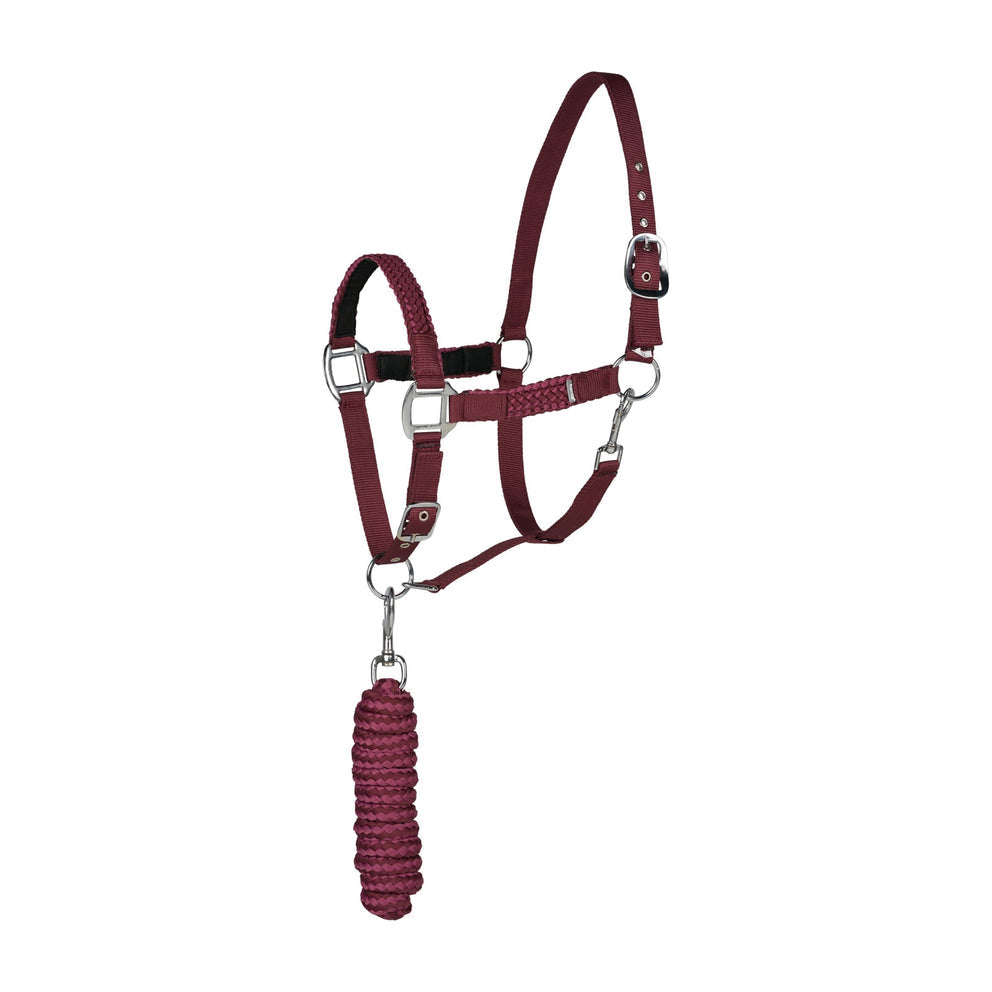 Horze Chicago Halter & Lead Set (Wine Red)