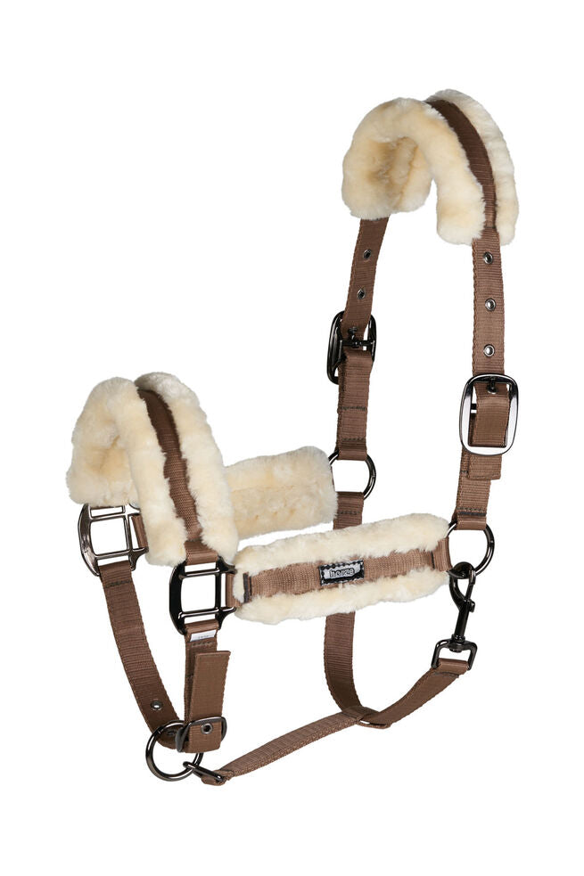 Horze Marquess Halter with Faux Fur Lining