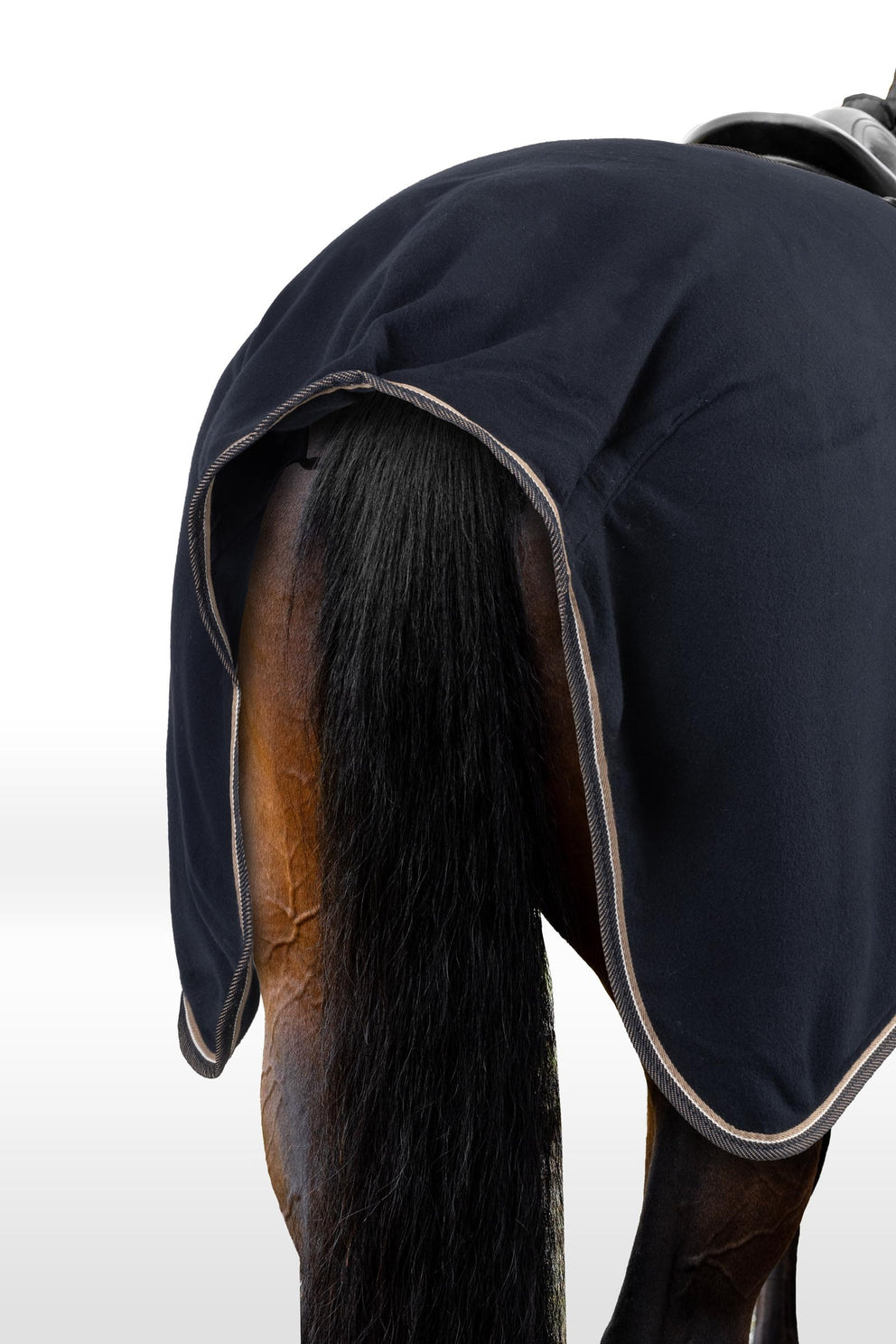 Horze Kiel Fleece Riding Rug (Black)