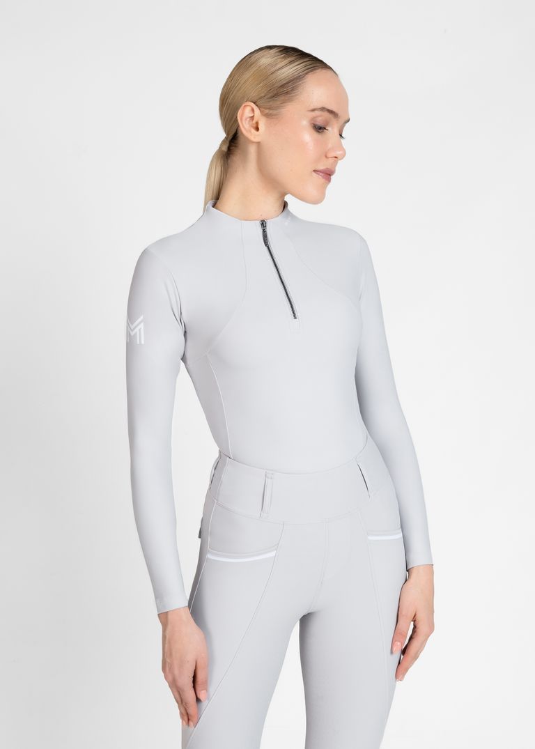 Maximilian Long Sleeve Base Layer (Glacier)