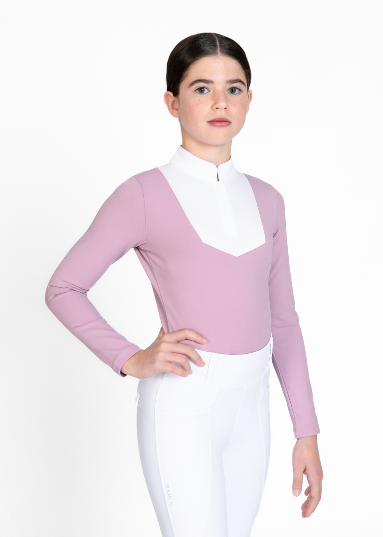 Maximilian YR Sienna Long Sleeve Show Shirt (Mauve)