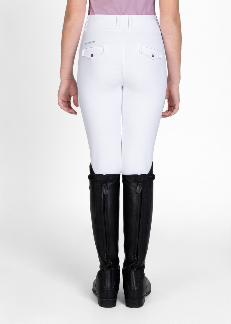 Maxmilian YR Pro Riding Leggings (White)