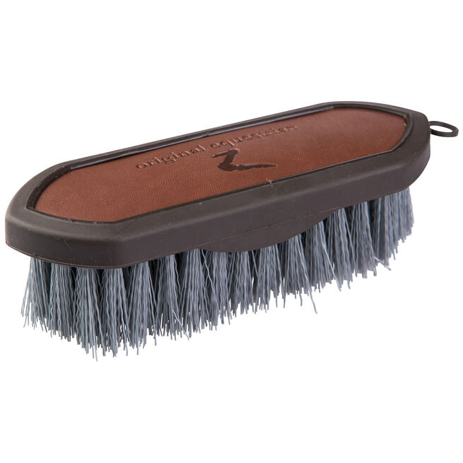 Horze Maddox Leather Handle Dandy Brush