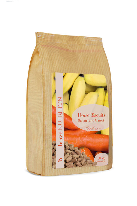 Horze Biscuits Banana & Carrot, Treats 1kg