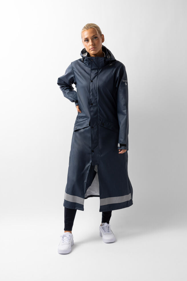 Horze Hazel Women's Long Raincoat with Slits