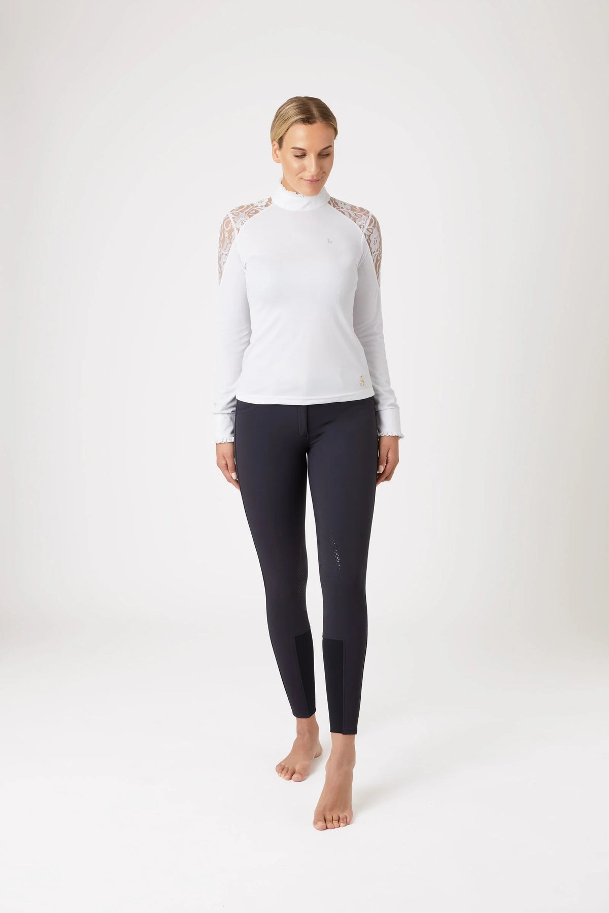Horze Sylvie Women's Long Sleeve Lace Show Shirt