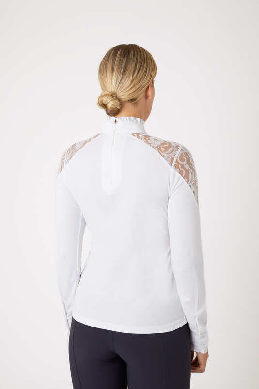 Horze Sylvie Women's Long Sleeve Lace Show Shirt