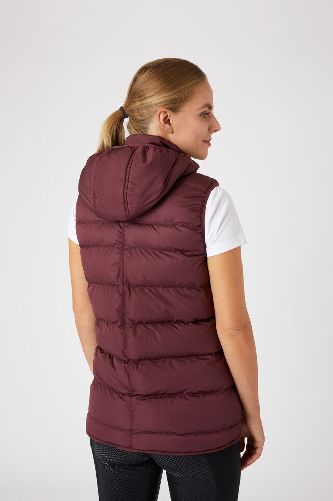 Callie Women's Padded Riding Riding Vest with Hood