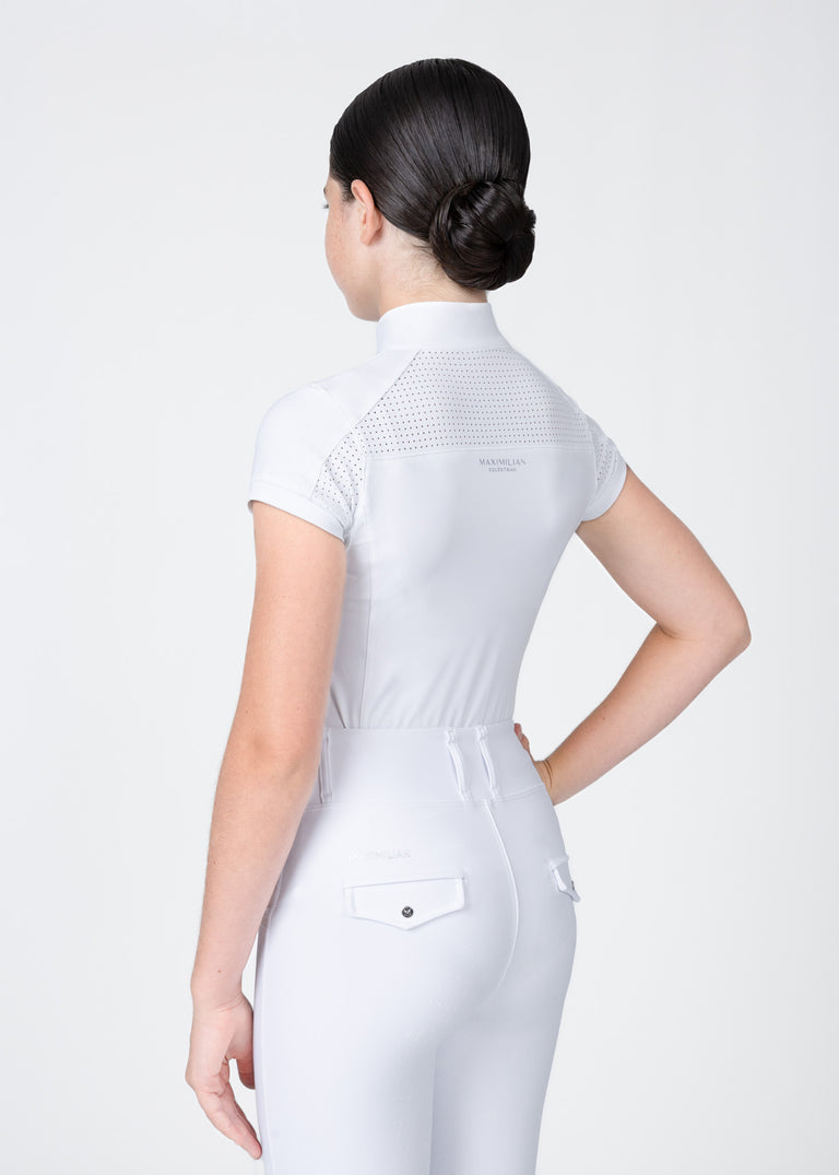 Maxmilian YR Aveen Short Sleeve Show Shirt (White)