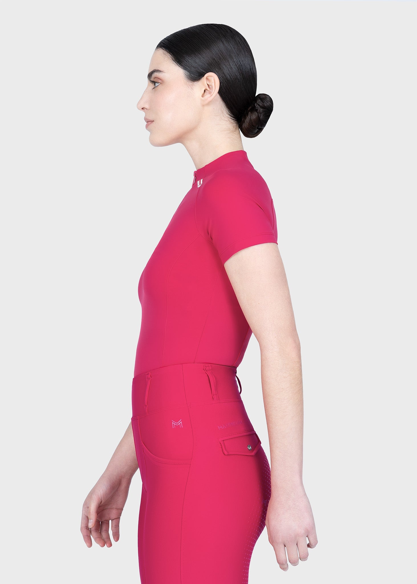 Maximilian Origin Short Sleeve Base Layer (Cranberry)