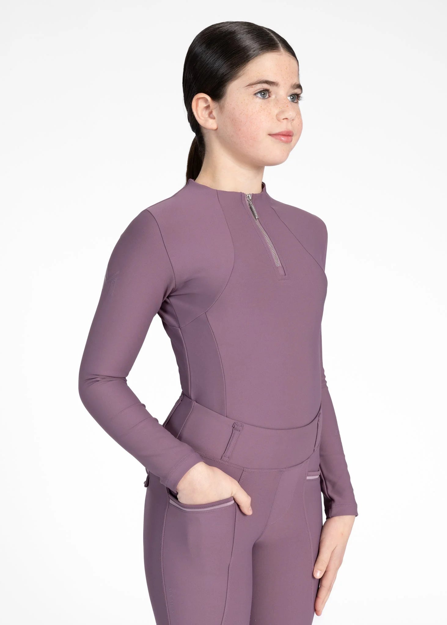 Maximilian YR Long Sleeve Base Layer (Plum)