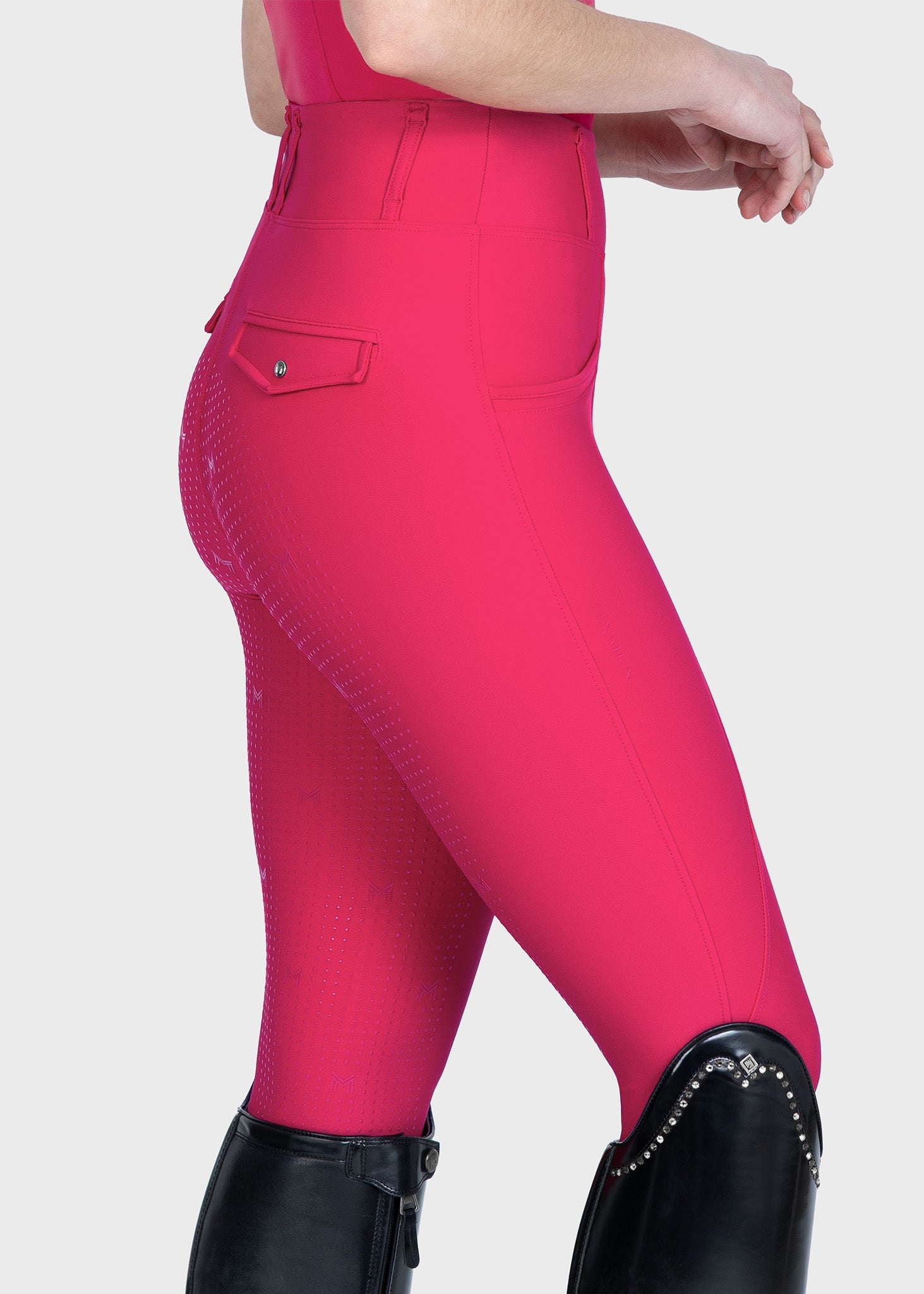Maximilian Pro Riding Leggings (Cranberry)