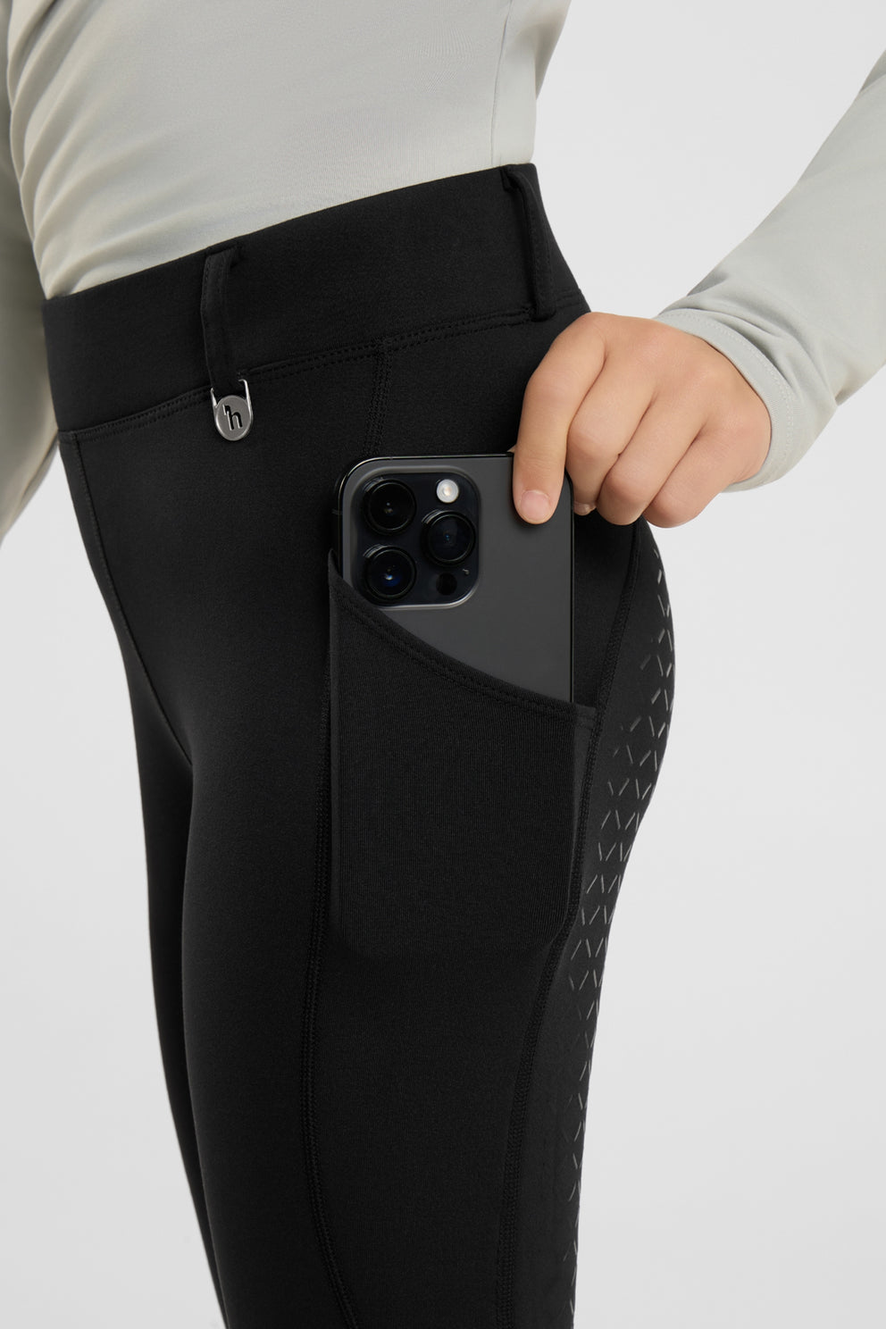 Horze Dea Kid´s Thermo Fullgrip Tights (Black)