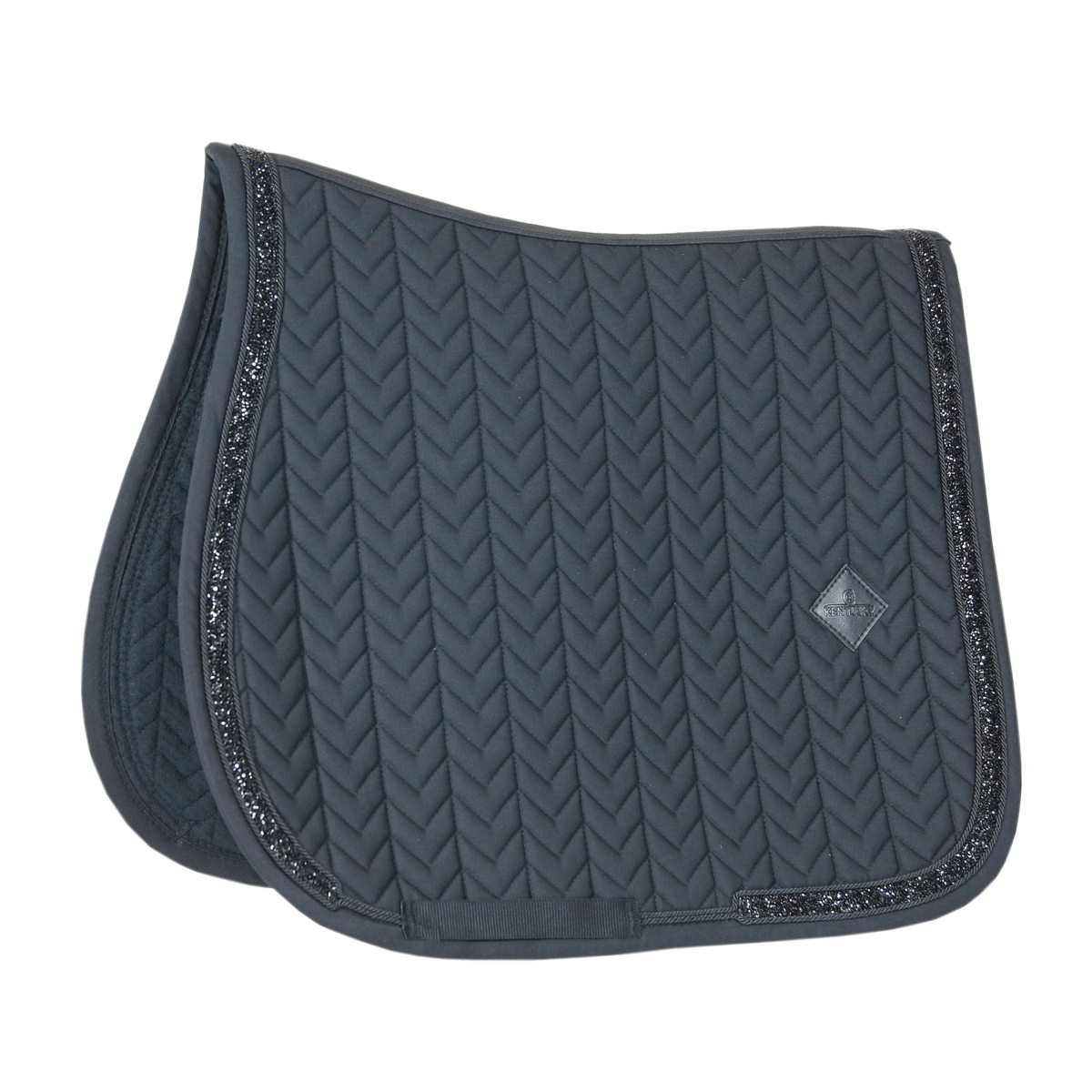 Kentucky Saddle Pad Glitter Stone Jumping (Black)
