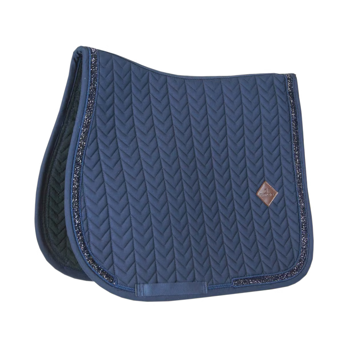 Kentucky Saddle Pad Glitter Stone Jumping (Navy)