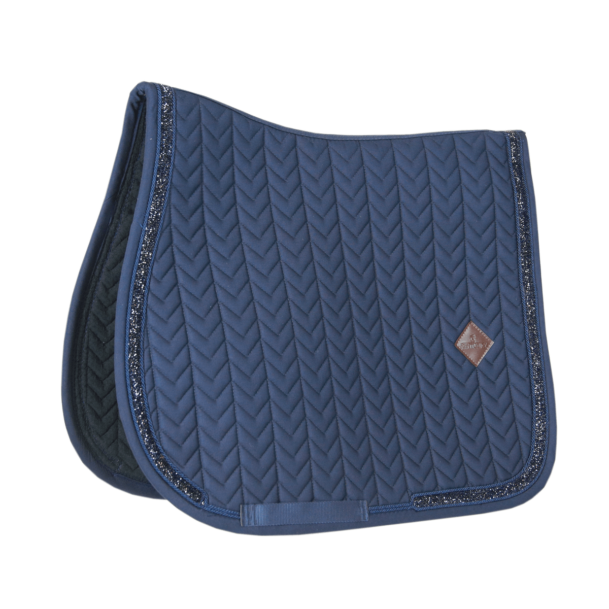Kentucky Saddle Pad Glitter Stone Jumping (Navy)
