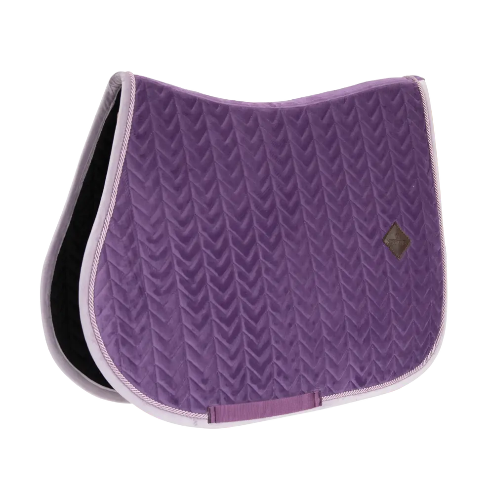 Saddle Pad Velvet Contrast Jumping