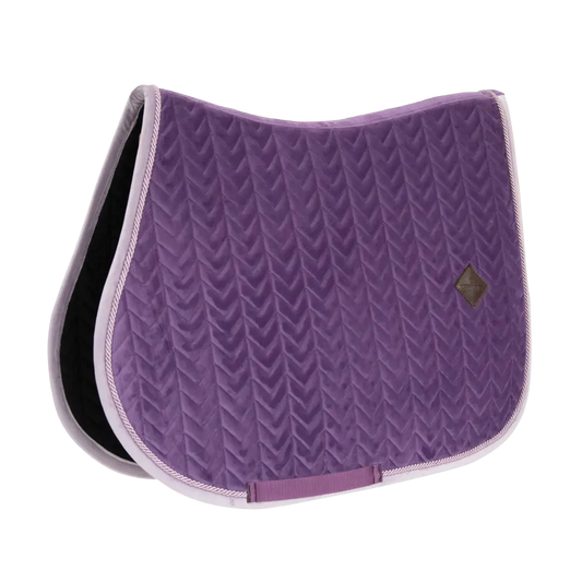 Saddle Pad Velvet Contrast Jumping