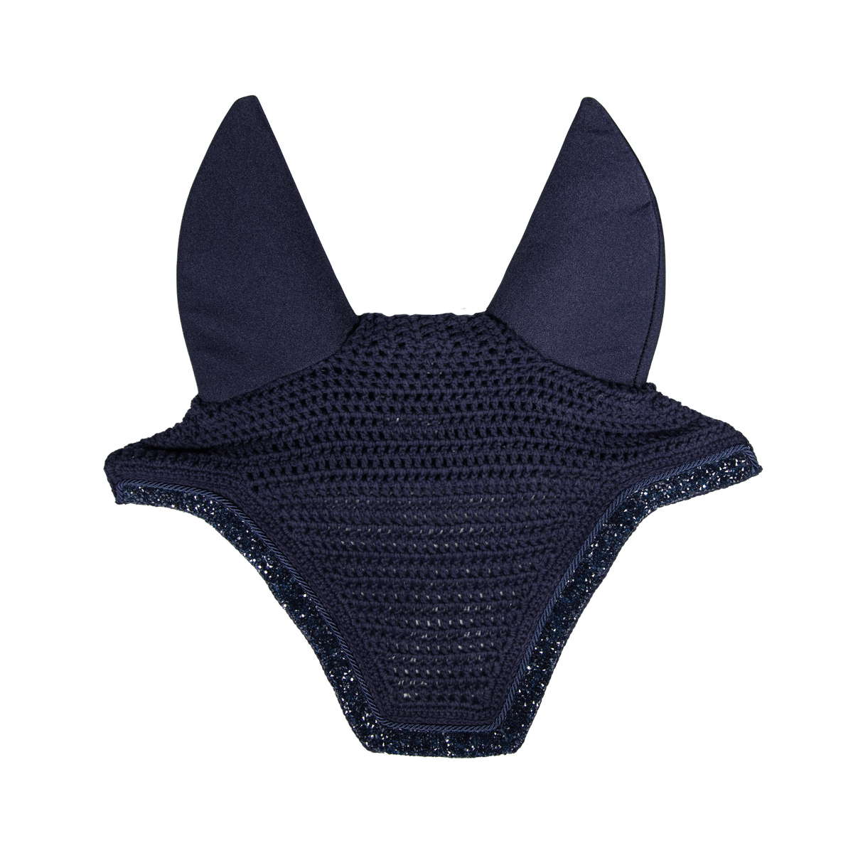 Kentucky Fly Veil Wellington Glitter Stone Soundless (Dark Navy)