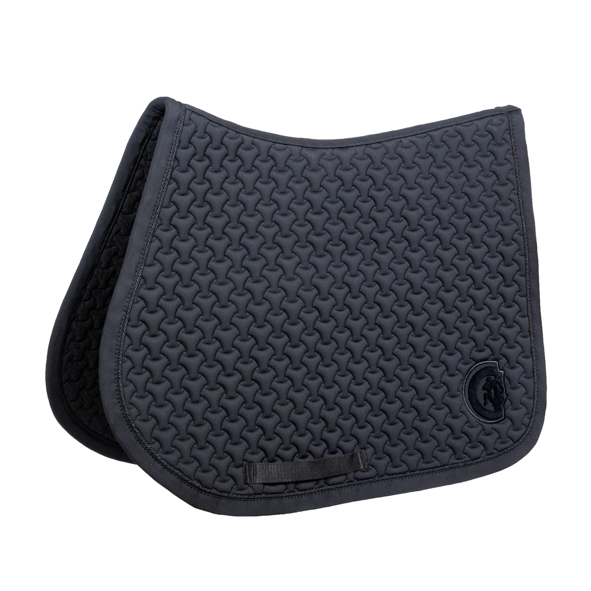 Kentucky Saddle Pad Plaited 3D Logo Jumping (Black)