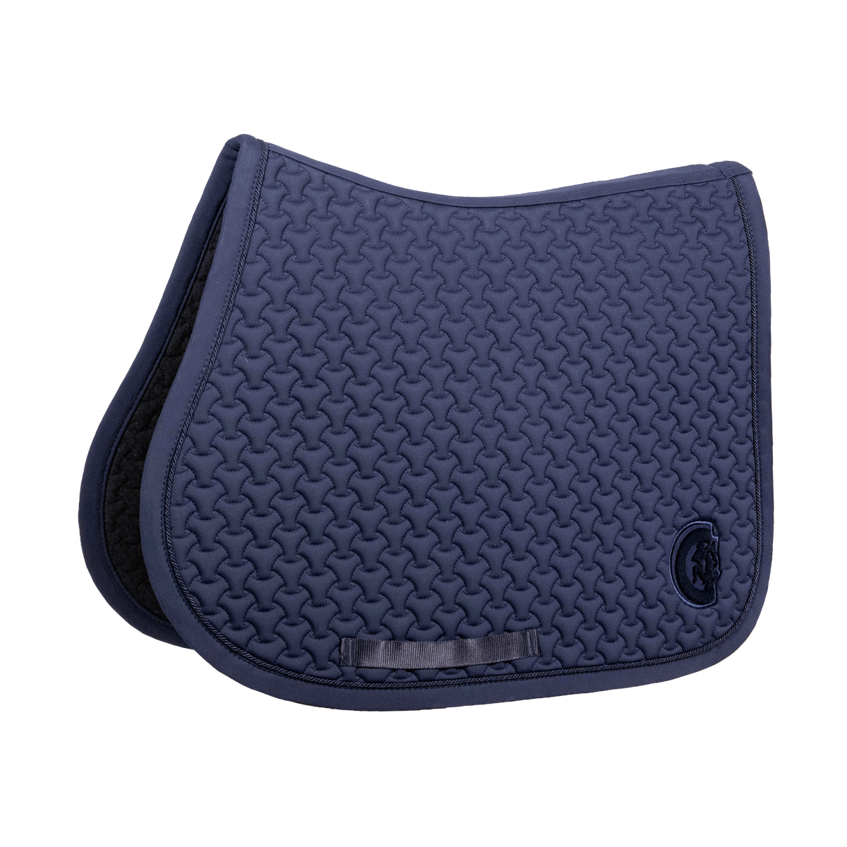 Kentucky Saddle Pad Plaited 3D Logo Jumping (Navy)