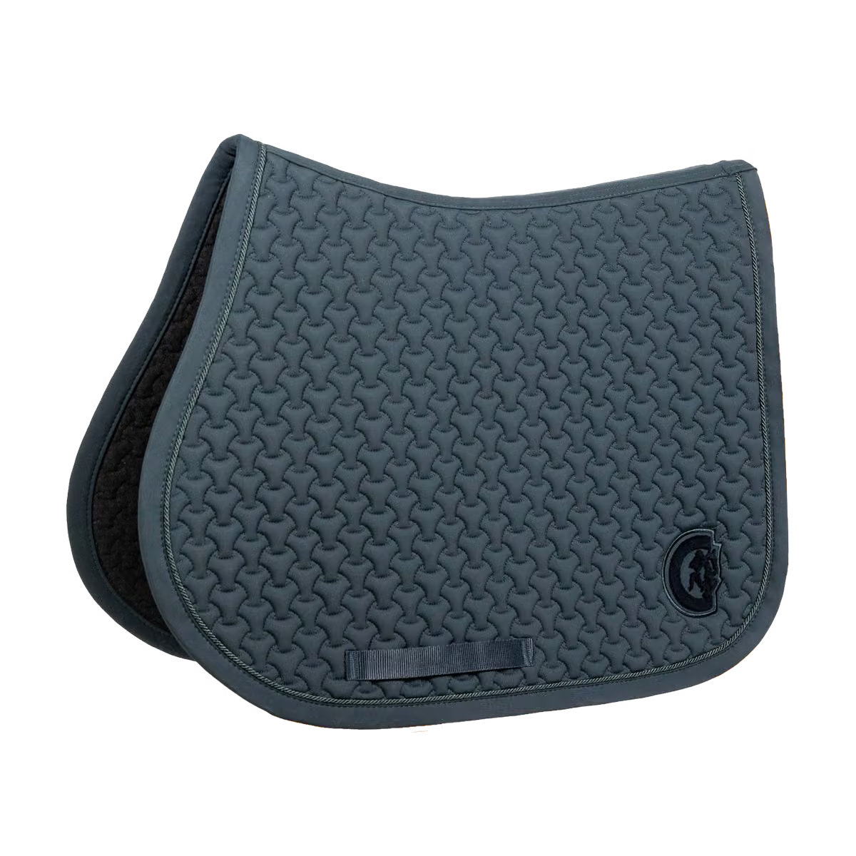 Kentucky Saddle Pad Plaited 3D Logo Jumping (Pine Green)