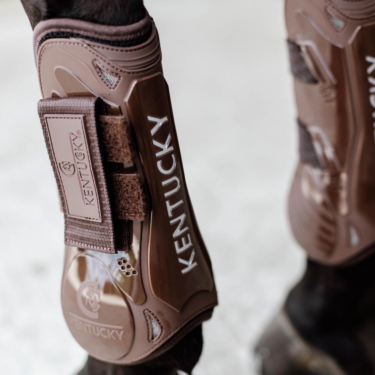 Kentucky Tendon Boots Velcro (Brown)