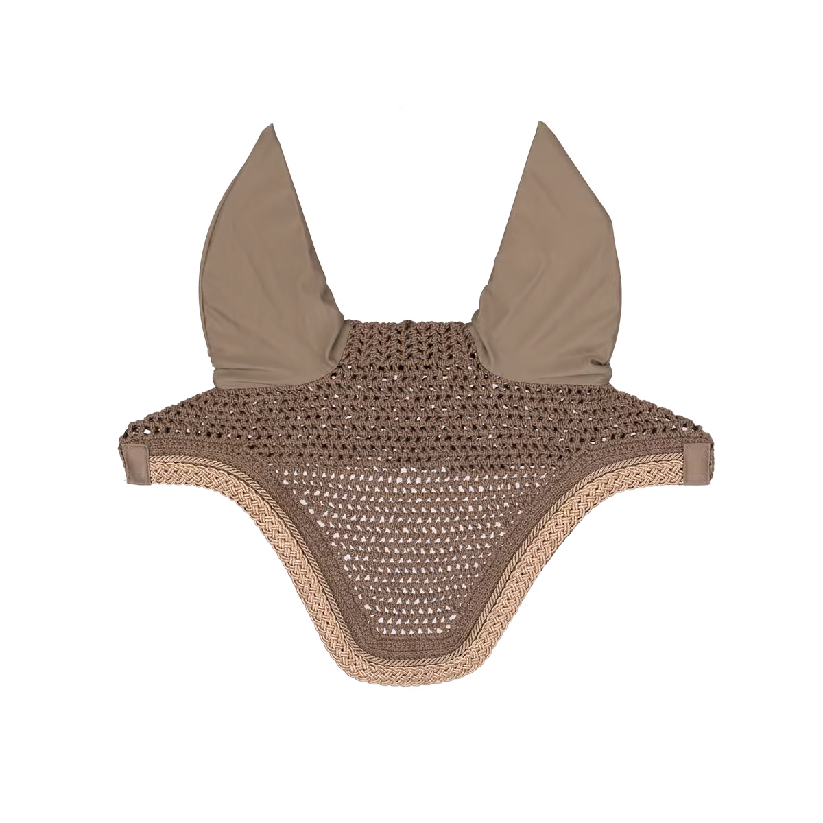 Kentucky Fly Veil Wellington Plaited Glitter Rope (Beige)