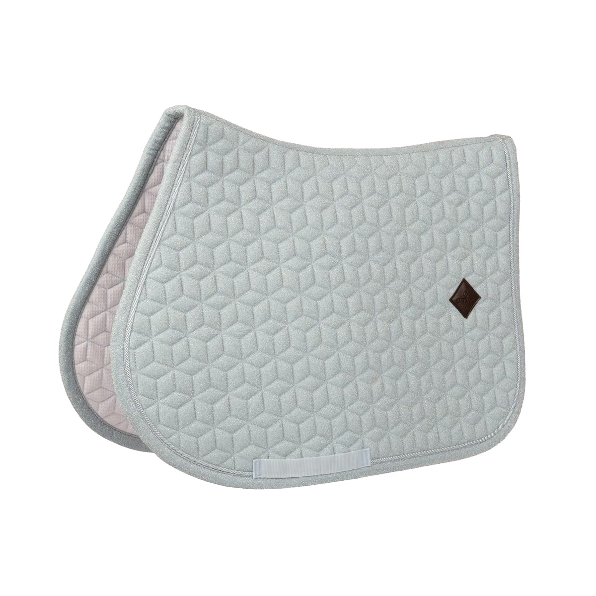 Kentucky Saddle Pad Full Sparkling Show Jumping (Light Blue)
