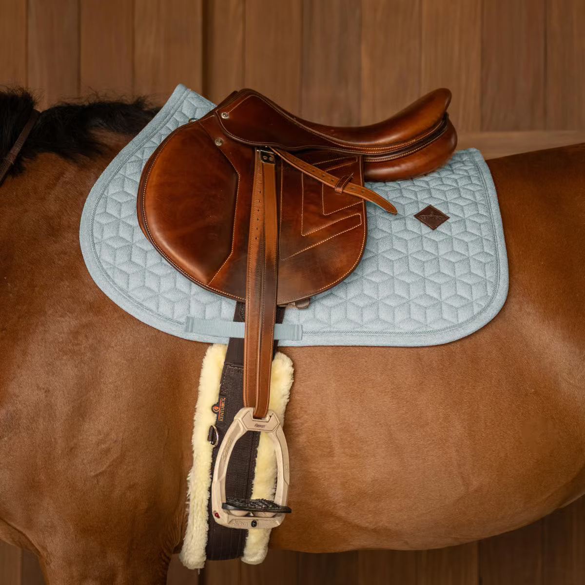 Kentucky Saddle Pad Full Sparkling Show Jumping (Light Blue)