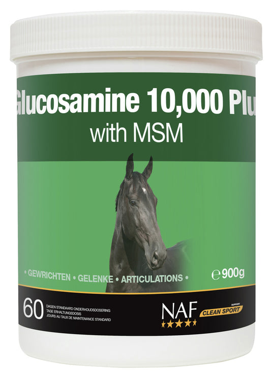 NAF "GLUCOSAMINE 10,000 + MSM" COMPLEMENTARY FEED 900g