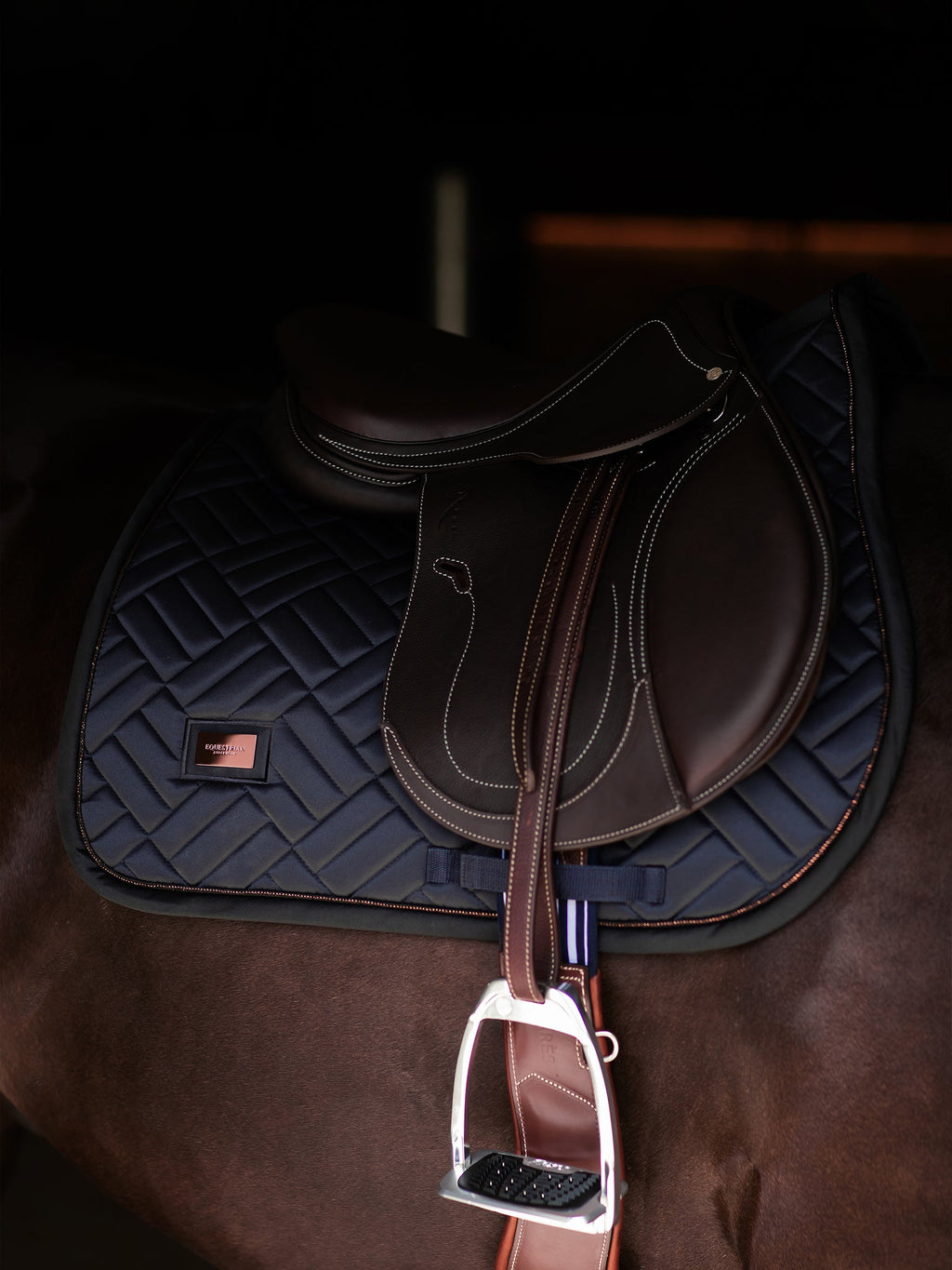 Jump Saddle Pad Modern Dark Ocean