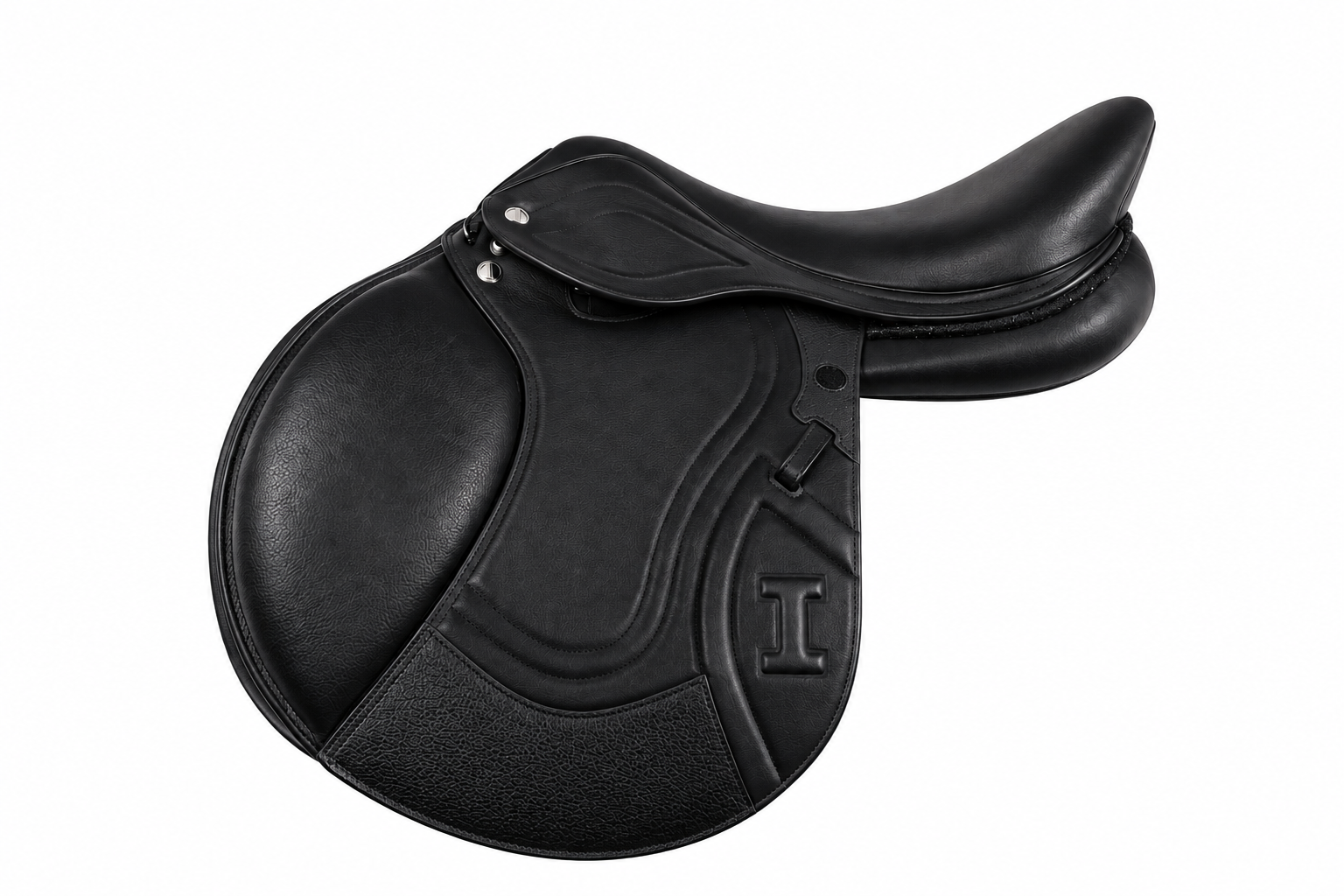 Ikonic Pro Evolution Black Series Jumping Saddle 17.5 (Rhinestones)