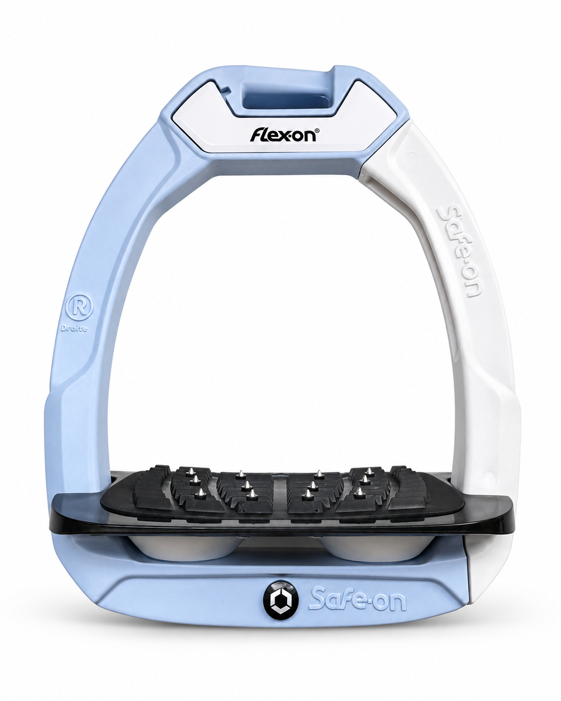 Flex-On SAFE-ON STIRRUPS (Glacier Blue/White)