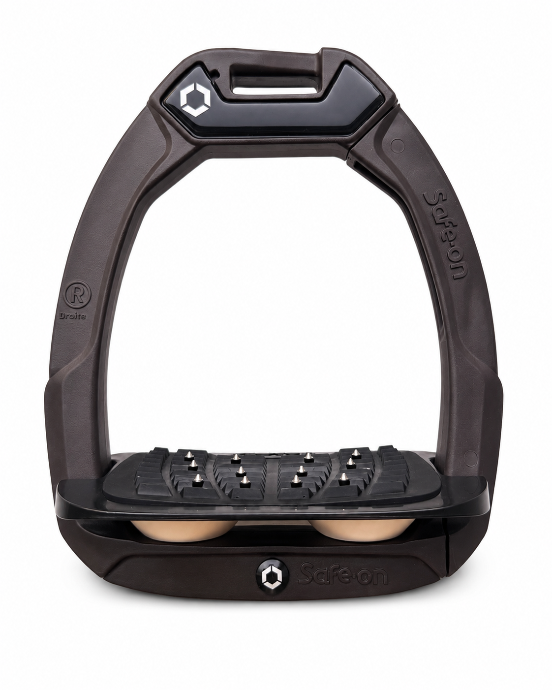 Flex-On SAFE-ON STIRRUPS (Brown/Milkshake)