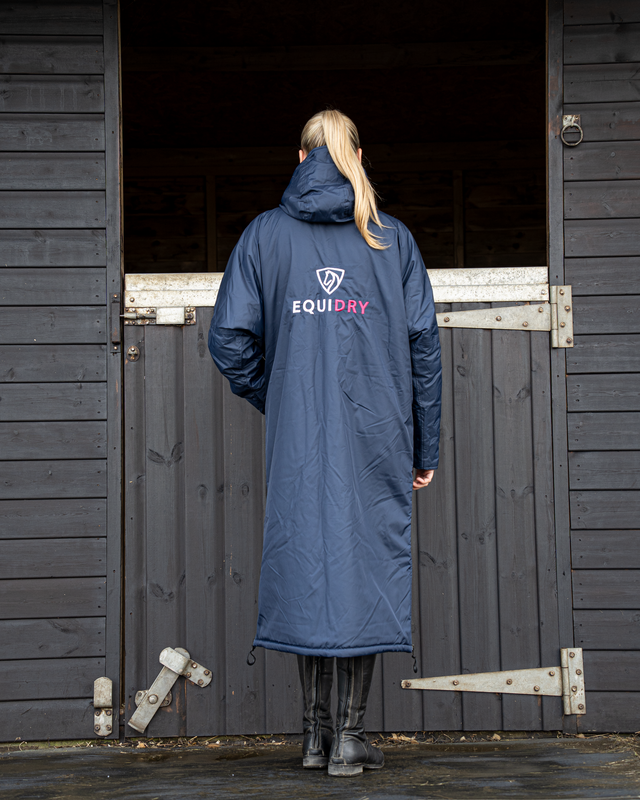Equidry Original Women's | Thick Fleece | Navy/Raspberry