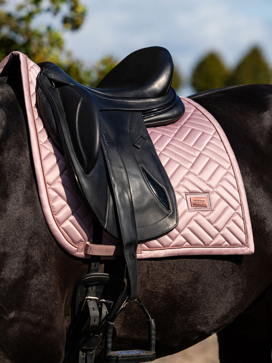 Equestrian Stockholm Jump Saddle Pad Modern Midsummer Blush (Full)