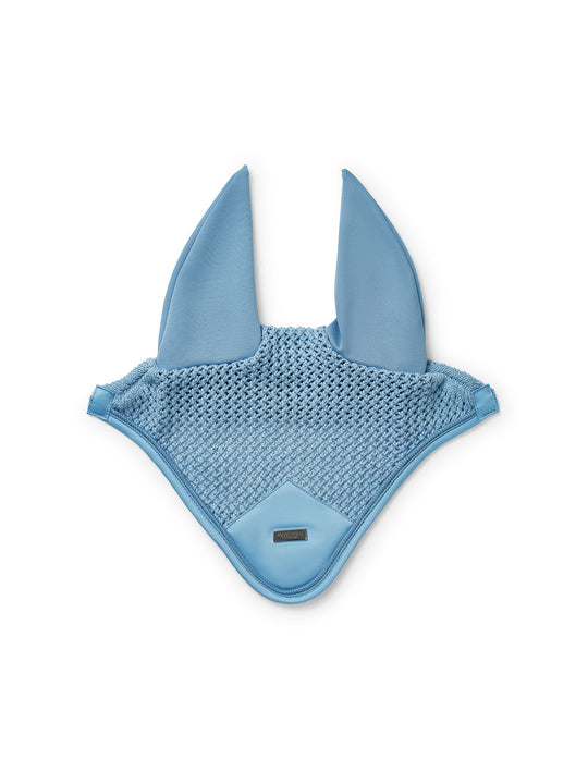 Equestrian Stockholm Ear Bonnet Modern Midsummer Blue (Full)
