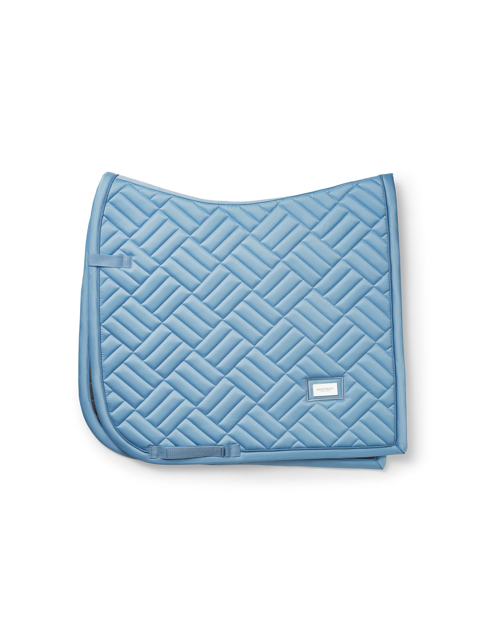 Equestrian Stockholm Jump Saddle Pad Modern Midsummer Blue (Full)