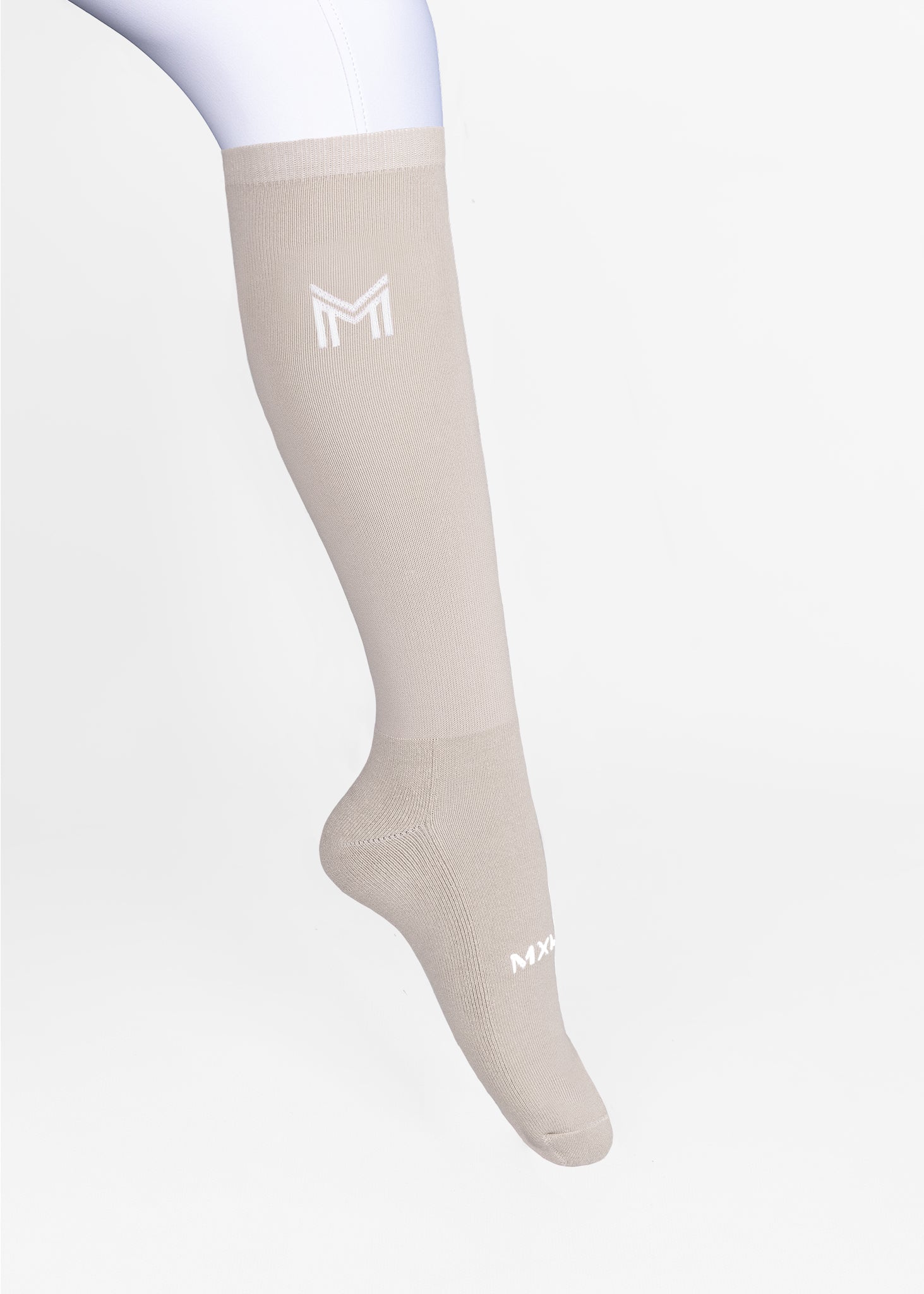 Maximilian Flag Riding Socks (Beige)