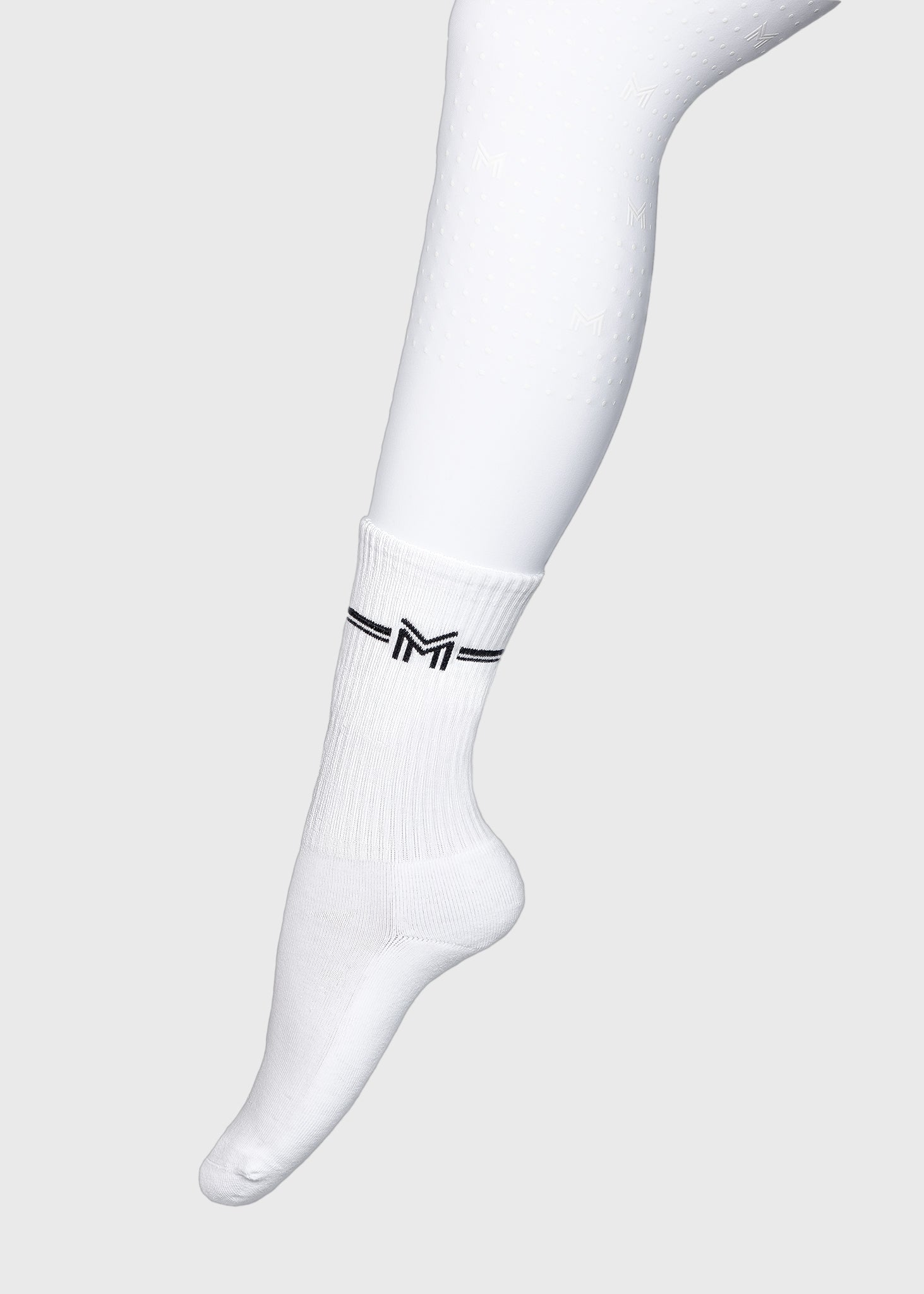 Maximilian Rise Sports Socks (White)