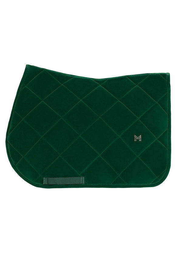 Maximilian Velvet Jumping Saddle Pad (Jade)