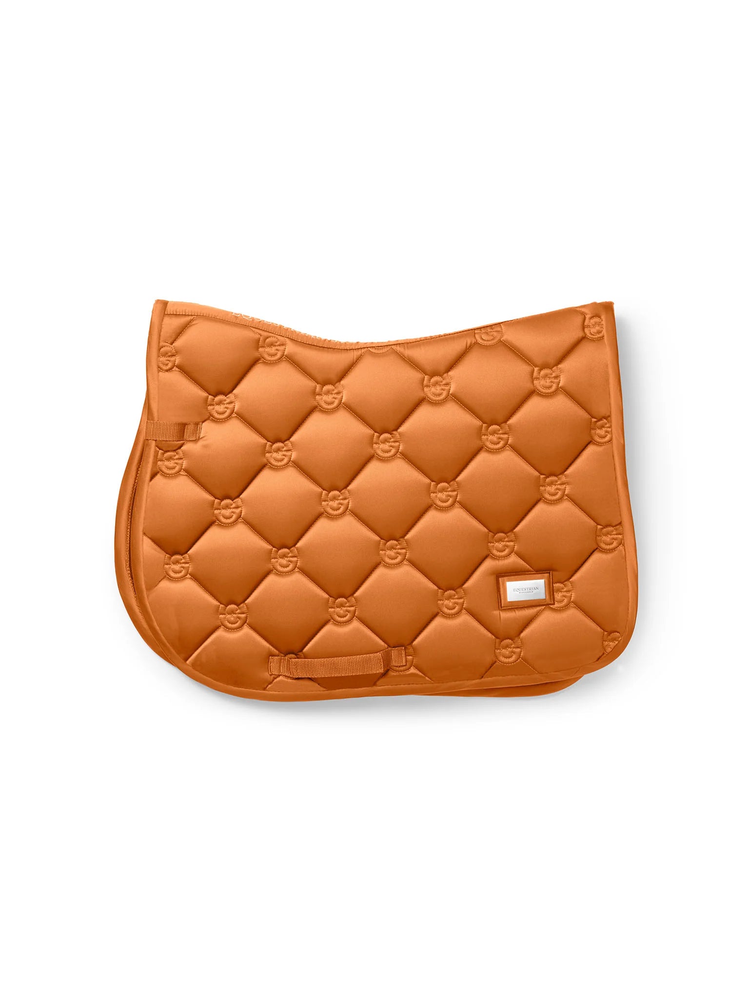 Equestrian Stockholm Jump Saddle Pad Satin (Chestnut)